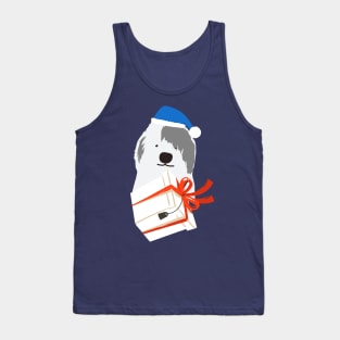 Shaggy Dog Christmas Gift Tank Top